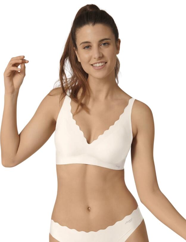 Sloggi Zero Feel Wavy Bralette in Angora