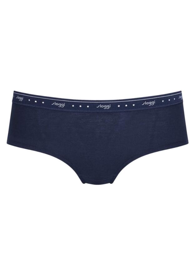 Sloggi 24/7 100 Hipster Brief 2 Pack in Blue/Light Combination