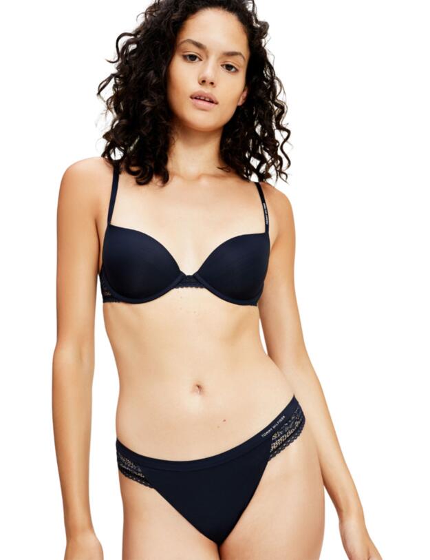 Tommy Hilfiger Tailored Comfort Balconette Bra in Desert Sky