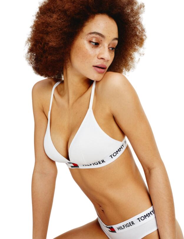 Tommy Hilfiger Tommy 85 Padded Triangle Bra in White