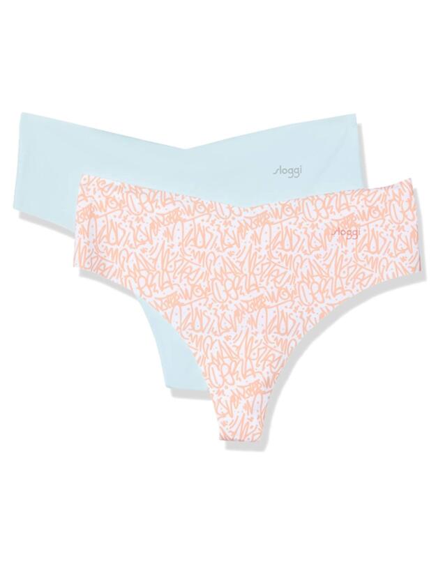 10184928 Sloggi Zero Feel Microfibre 2 Pack Hipster Brief - 10184928 White/Light Combination