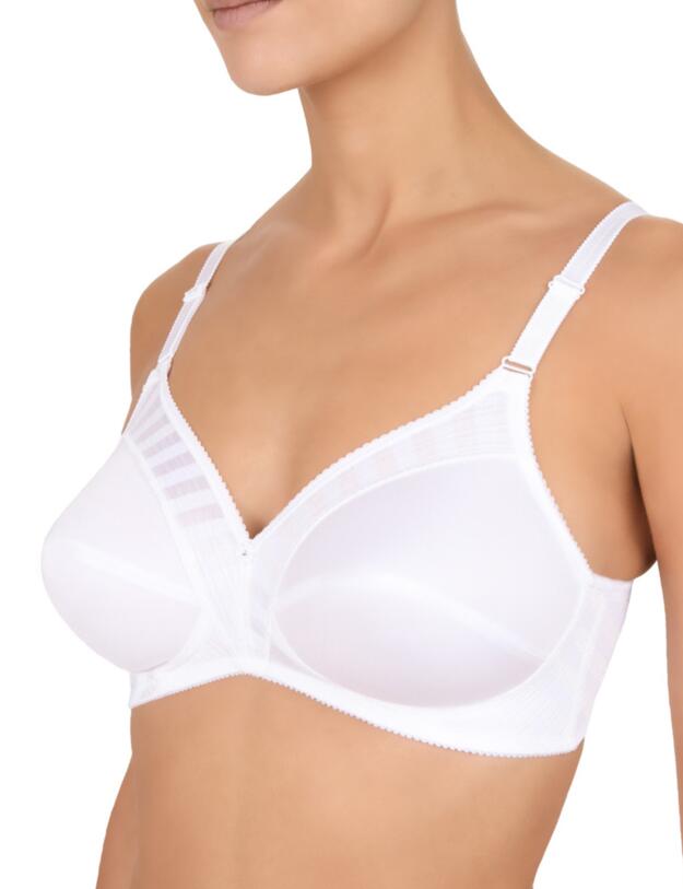 Felina Weftloc Wireless Bra in White