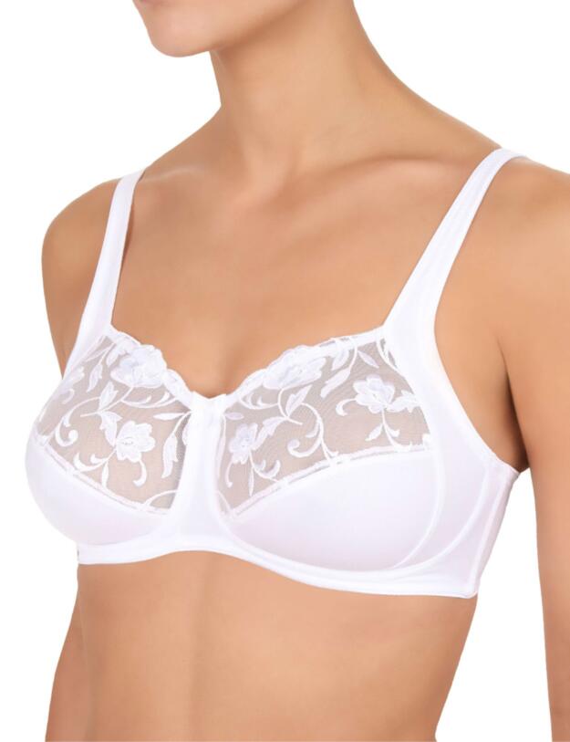 Felina Moments Wireless Bra in White