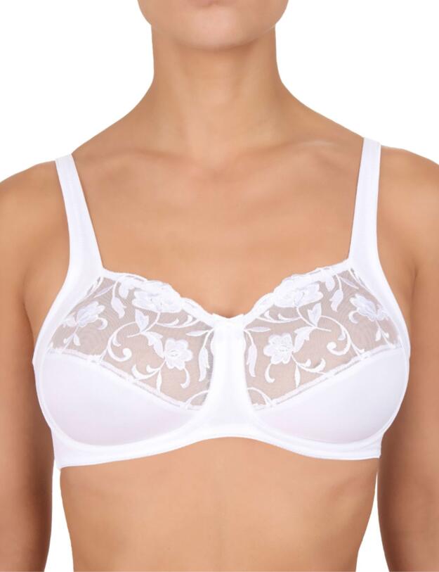 Felina Moments Wireless Bra in White
