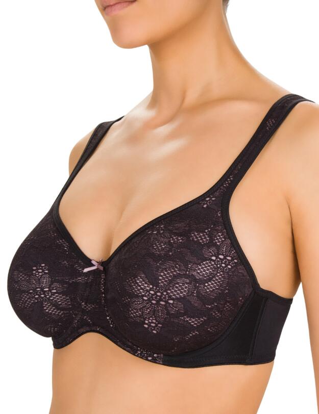Felina Chanson Wired Moulded Bra Black 