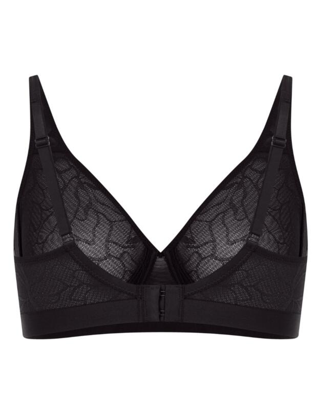 Conturelle by Felina Silhouette Collection Wireless Moulded Bra Black 