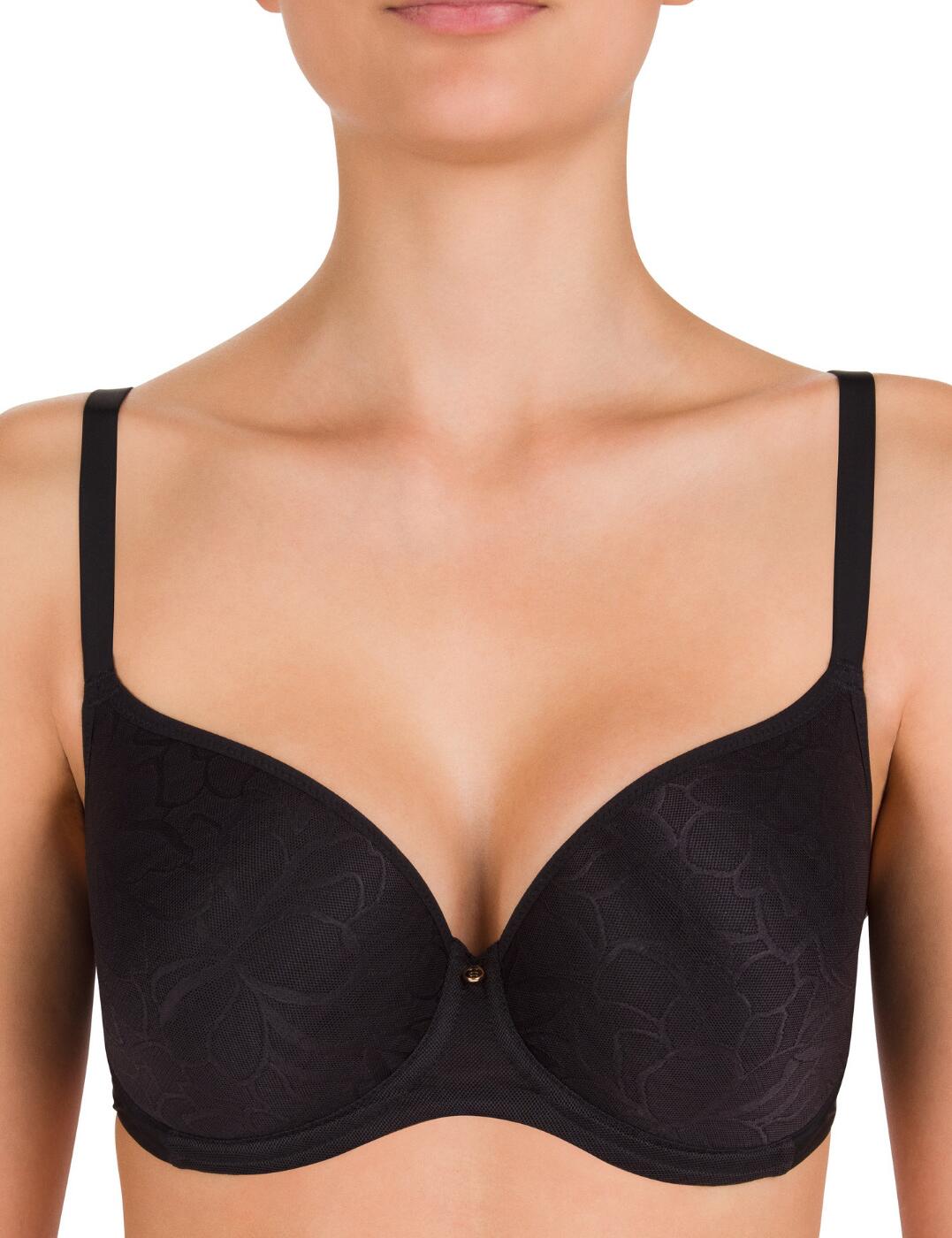 Conturelle by Felina Silhouette Collection Wired Spacer Bra Black 