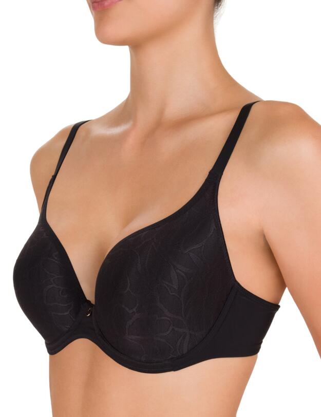 Conturelle by Felina Silhouette Collection Wired Spacer Bra Black 