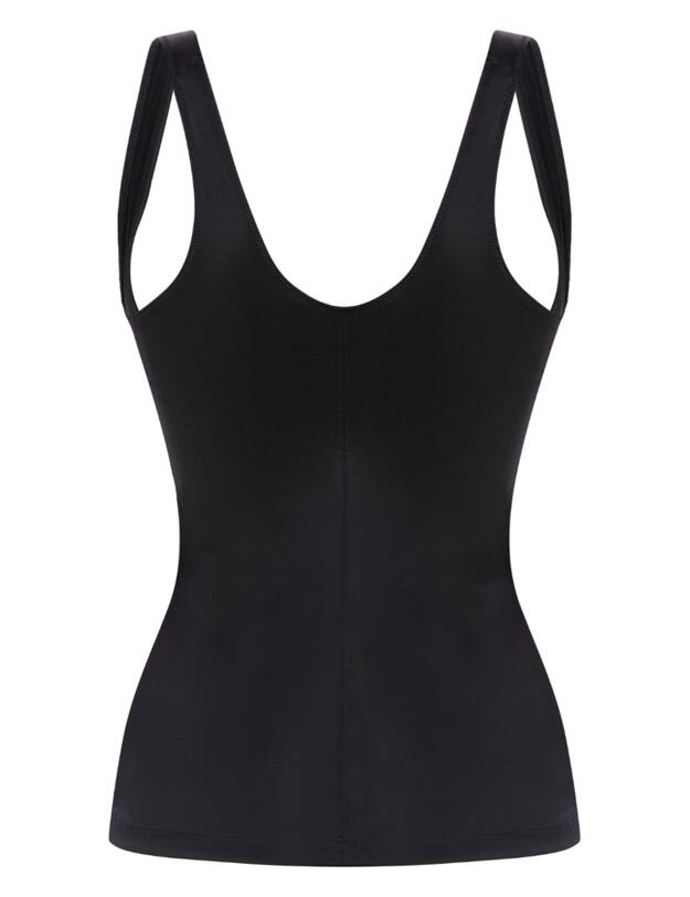 Conturelle by Felina Soft Touch Shaping Top Black 