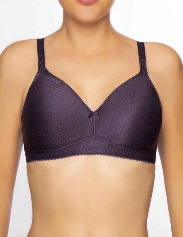 Felina Serenada Wireless Moulded Bra Purple Passion 