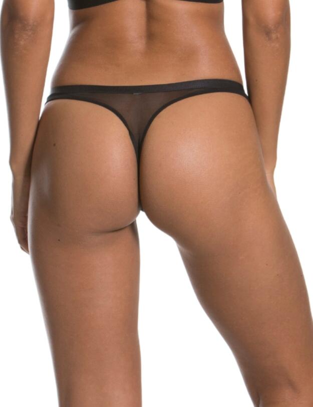 Gossard VIP Satine Thong in Black/Red