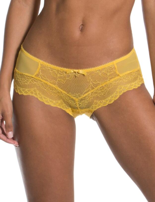 Gossard Superboost Lace Short in Spicy Mustard