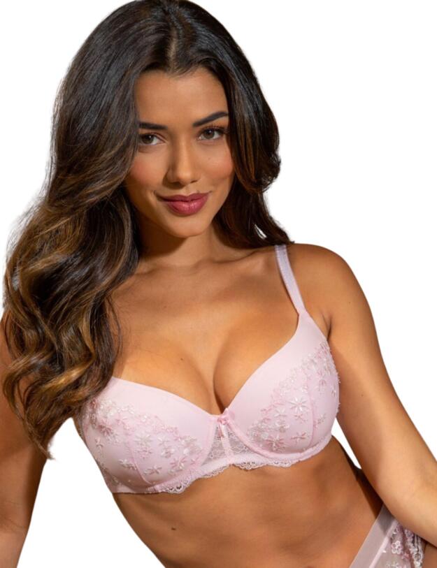 Pour Moi Gigi Padded Balcony Bra Pale Pink
