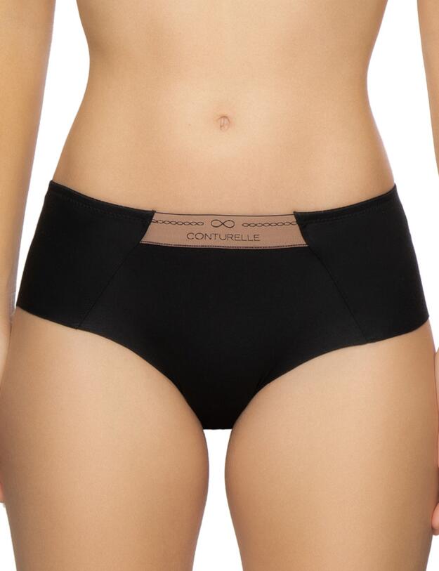 Conturelle by Felina Idealist Boy Short in Black