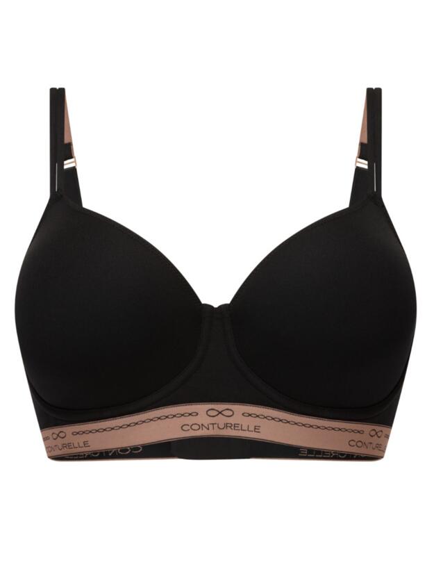 Conturelle by Felina Idealist Wired Spacer Bra in Black