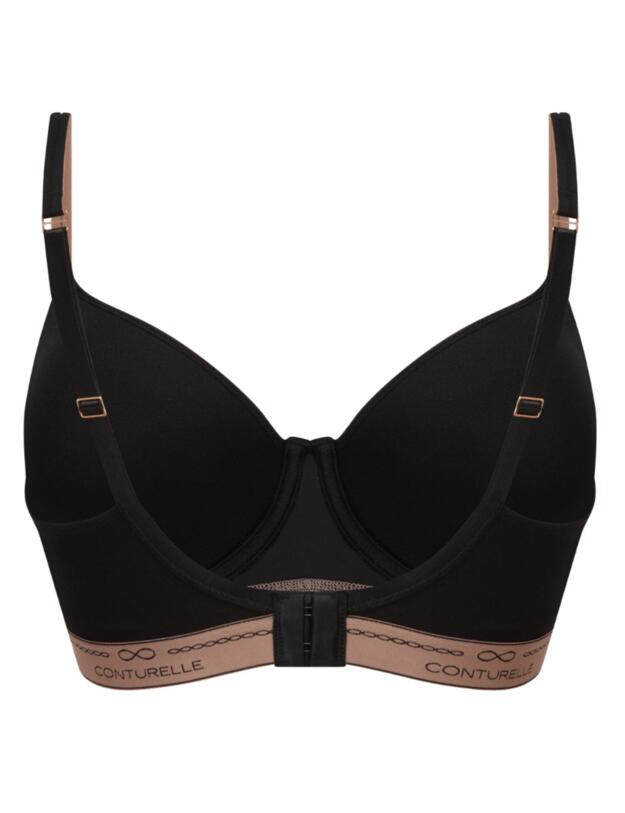 Conturelle by Felina Idealist Wired Spacer Bra in Black