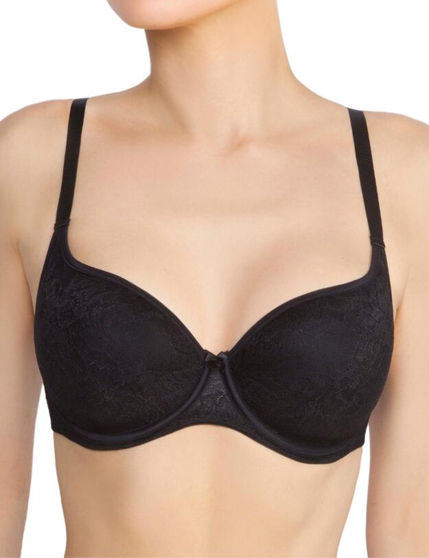 Felina 1885 by Felina Sofia Wired Spacer Bra in Black