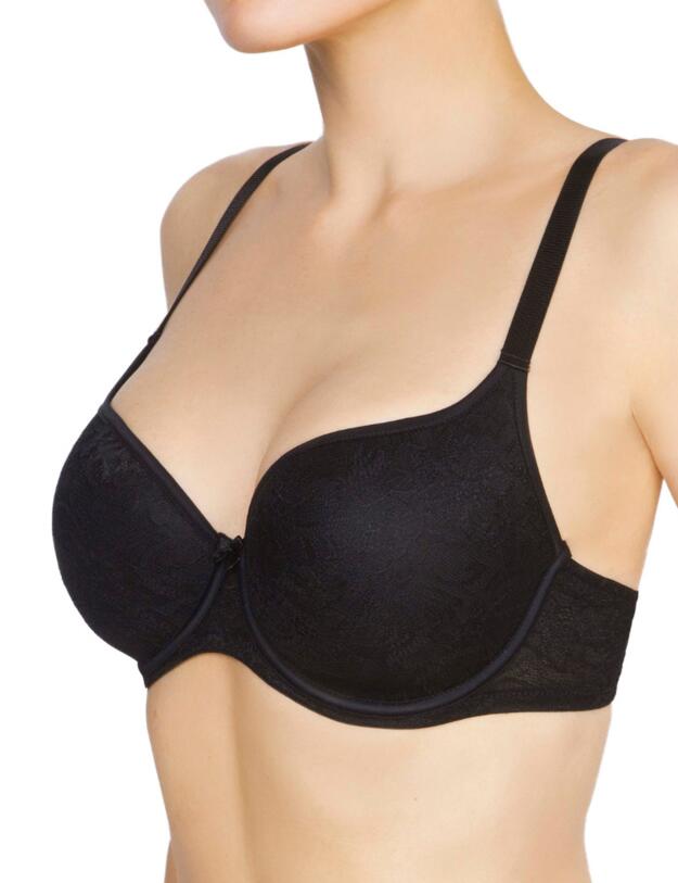 Felina 1885 by Felina Sofia Wired Spacer Bra in Black
