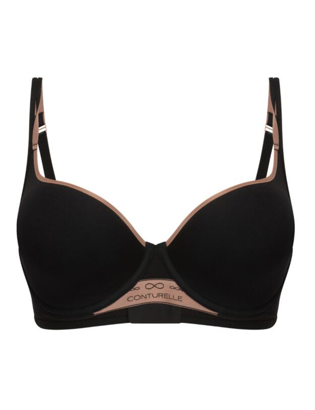 Conturelle by Felina Idealist Wired Spacer Bra in Black