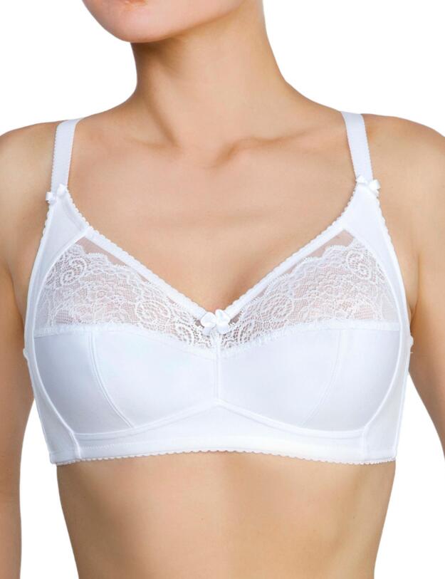 Felina 1885 by Felina Camilla Wireless Bra in White