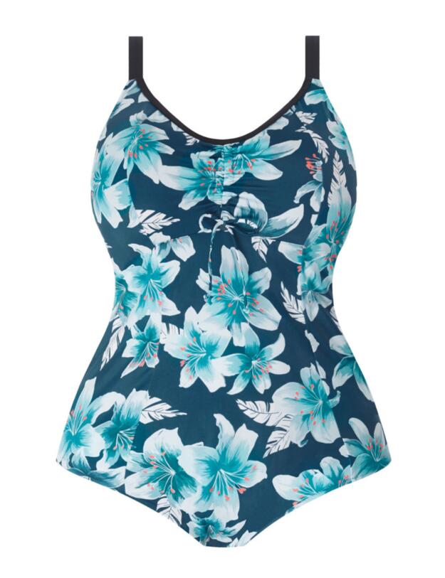 Elomi Island Lily Moulded Swimsuit Petrol 