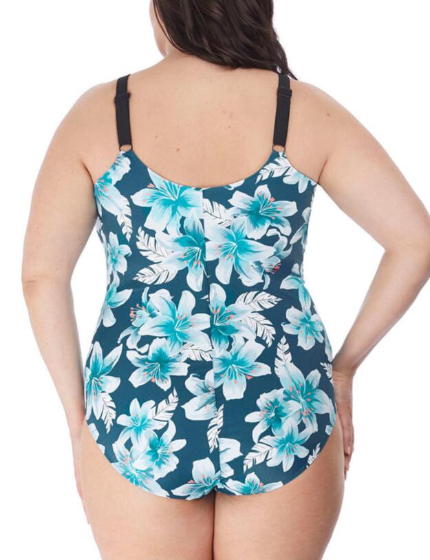 Elomi Island Lily Moulded Swimsuit Petrol 