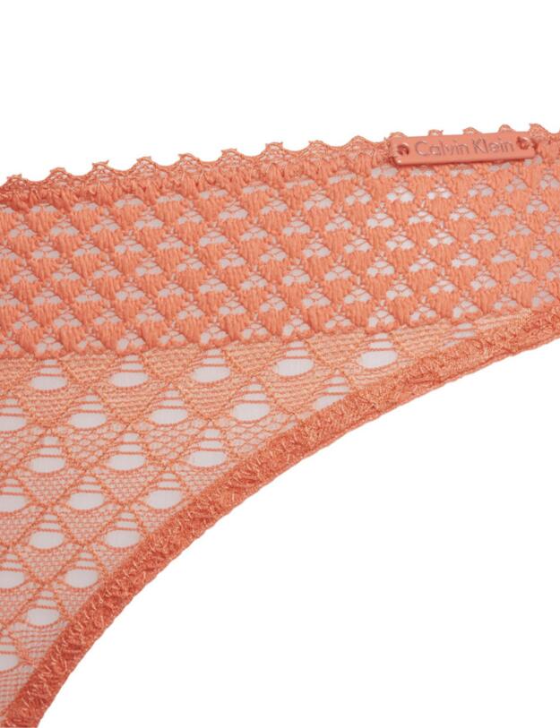 Calvin Klein Pique Lace Thong Soft Flair 