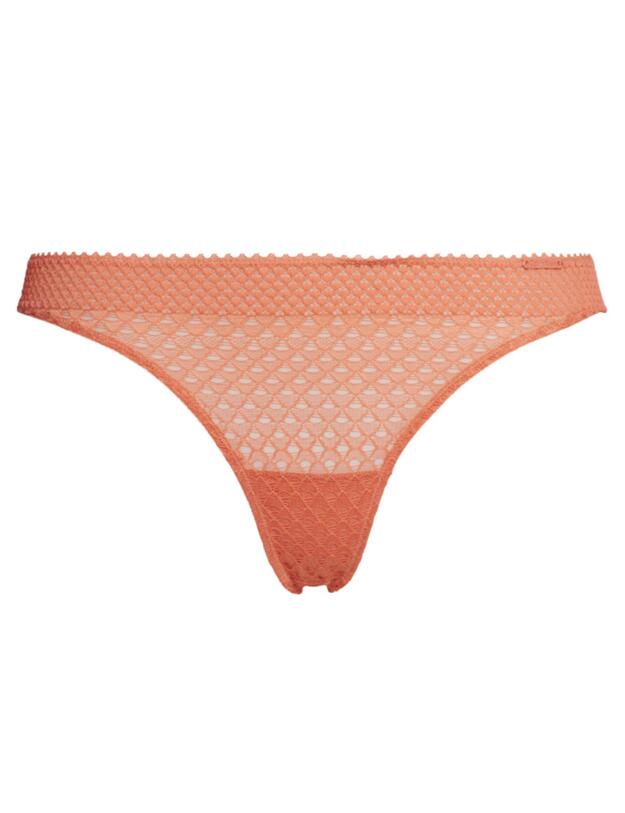 Calvin Klein Pique Lace Thong Soft Flair 