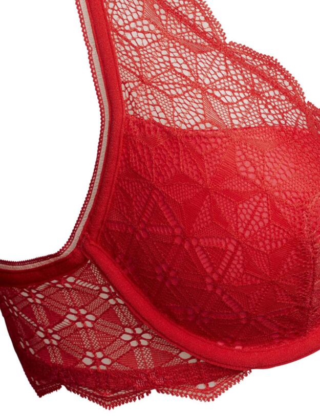 Calvin Klein Starquilt Push Up Plunge Bra Temper 