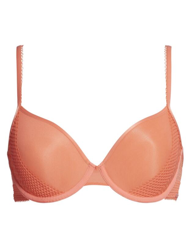 Calvin Klein Pique Lace Demi Bra Soft Flair 