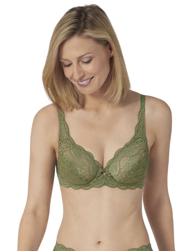 Triumph Amourette 300 High Apex Plunge Bra Sage Green