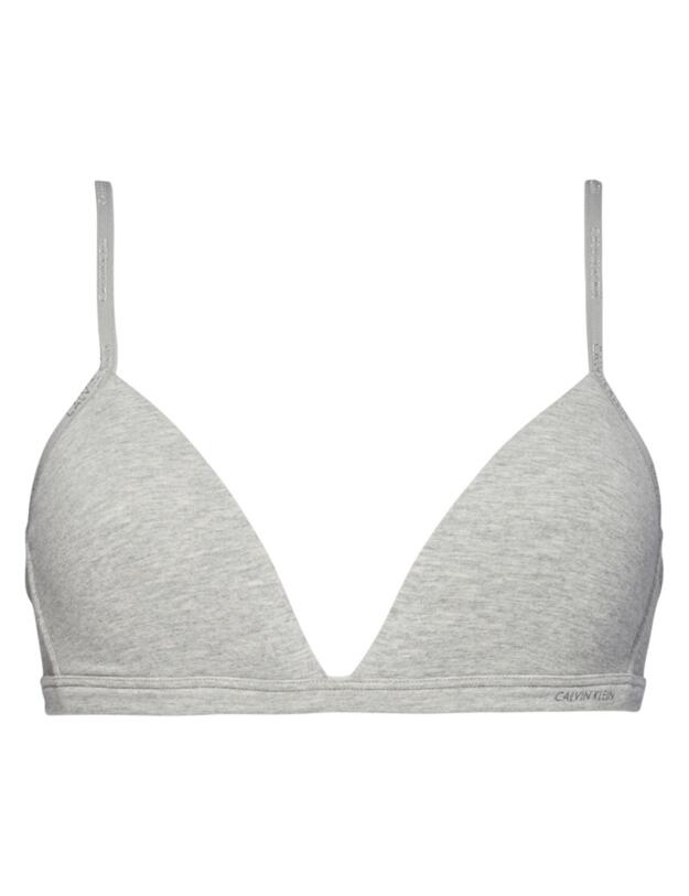 Calvin Klein Youthful Lingerie Triangle Bra Grey Heather 