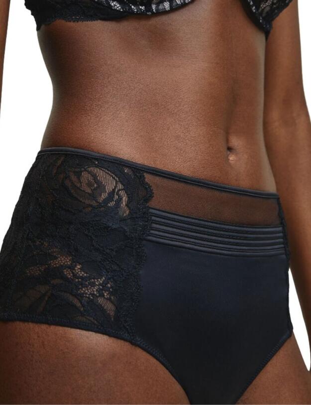 Calvin Klein CK Black High Waist Hipster Black 