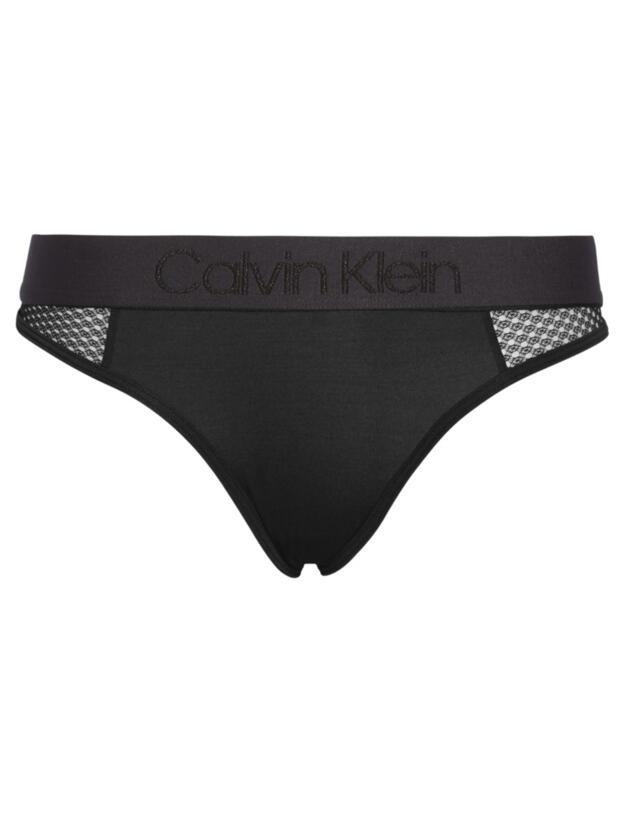 Calvin Klein Tonal Logo Thong Black 