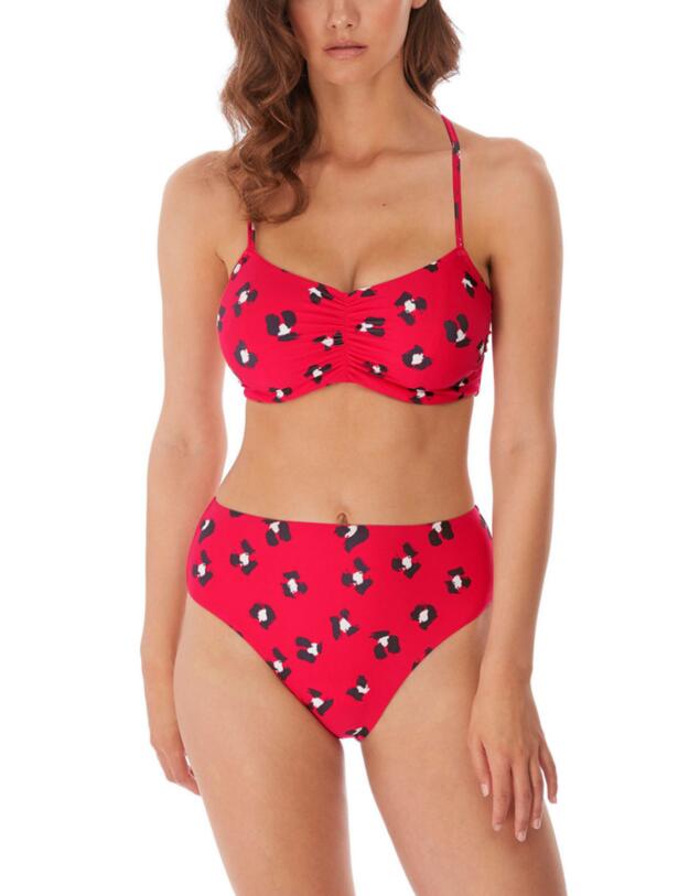 Freya Wildcat Bralette Bikini Top Red