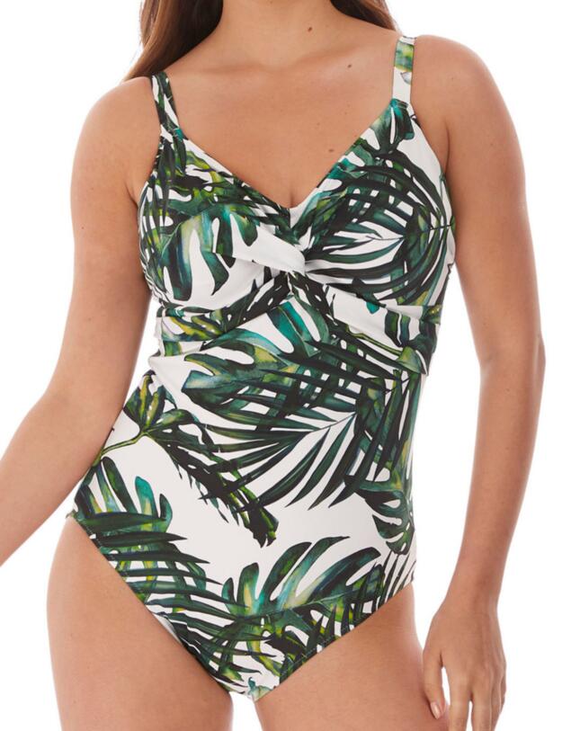 Fantasie Palm Valley Twist Front Swimsuit Fern