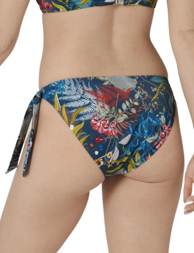 Triumph Botanical Leaf Tai Brief Blue- Dark Combination 