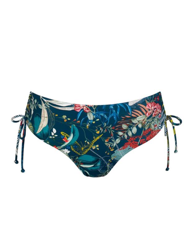 Triumph Botanical Leaf Midi Brief Blue- Dark Combination