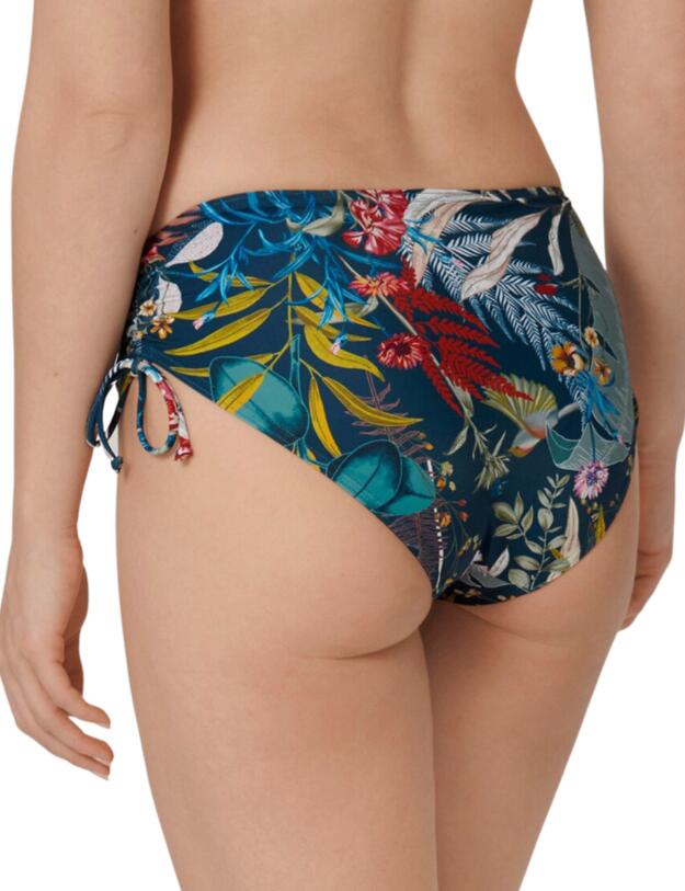 Triumph Botanical Leaf Midi Brief Blue- Dark Combination
