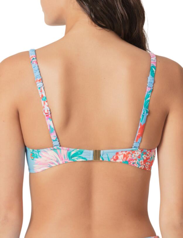 Marie Jo Laura Padded Plunge Bikini Top in Riviera