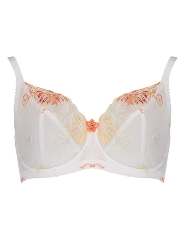 Pour Moi St Tropez Full Cup Bra White/Apricot