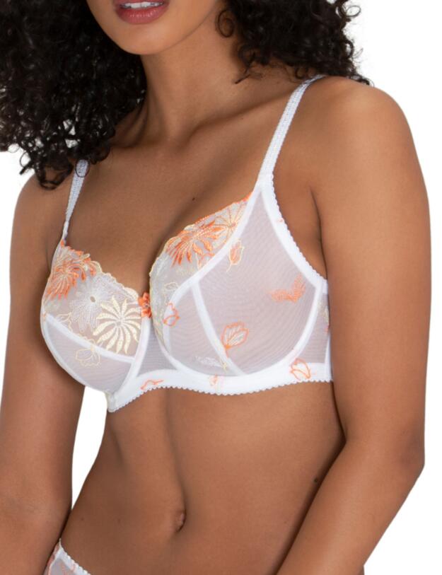 Pour Moi St Tropez Full Cup Bra White/Apricot