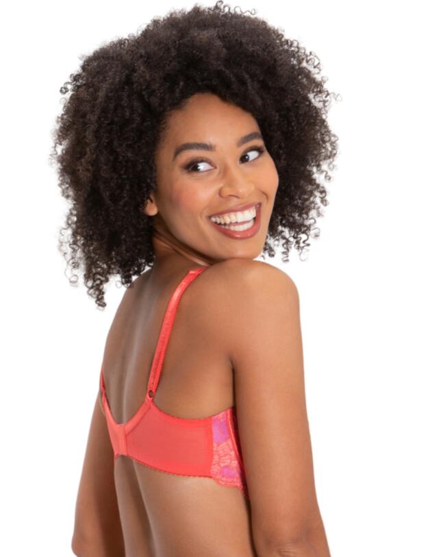 Pour Moi Amour Underwire Bra Orange/Ultraviolet