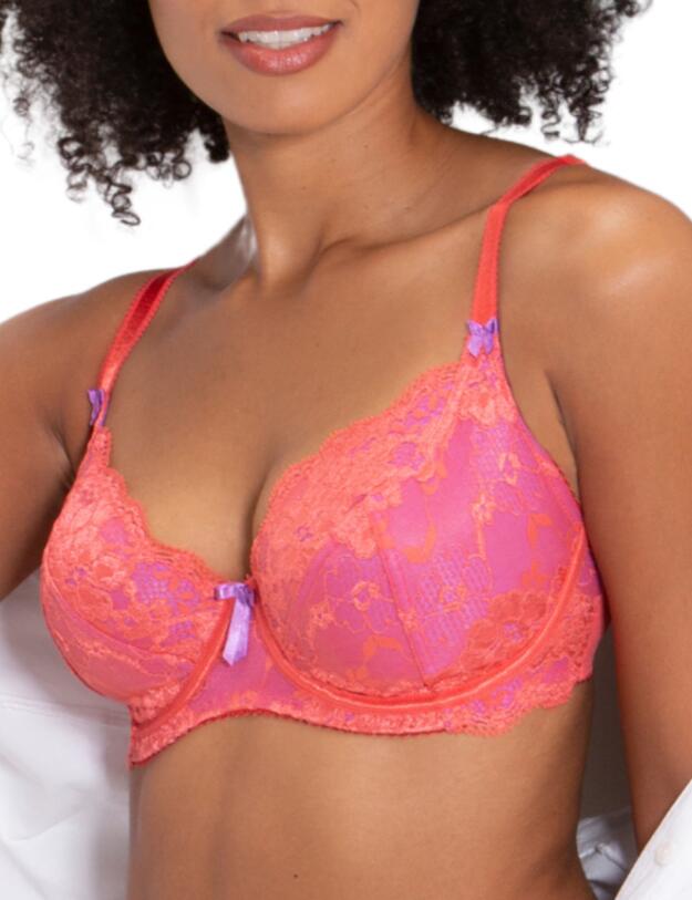 Pour Moi Amour Underwire Bra Orange/Ultraviolet