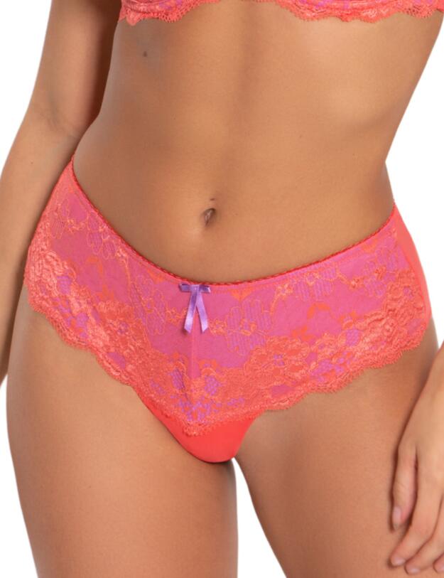 Pour Moi Amour Shorty Brief Orange/Ultraviolet