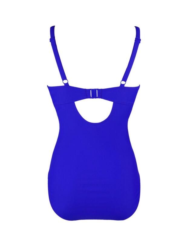 Pour Moi Splash Padded Underwired Control Swimsuit Ultramarine