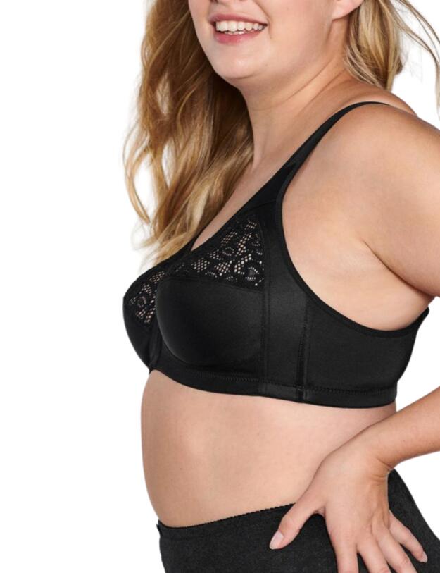 Naturana Soft Cup Bra Black