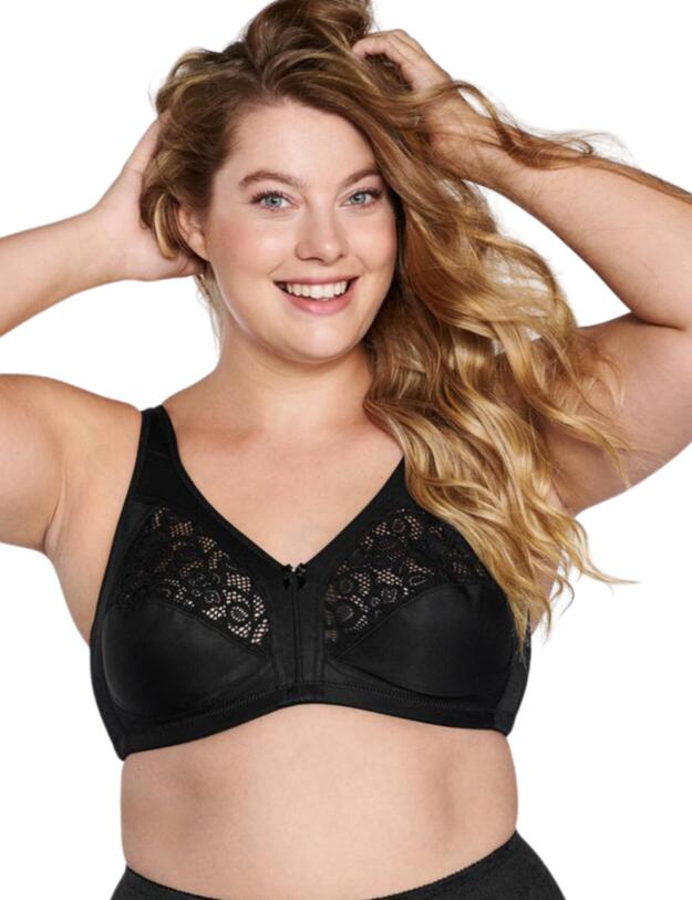 Naturana Soft Cup Bra Black