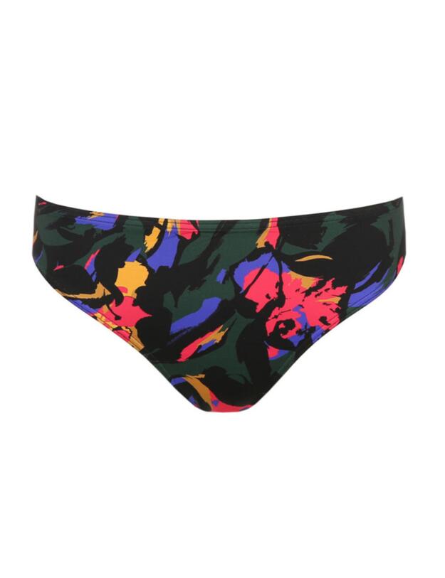 Donna Swim Oasis Rio Bikini Brief Black Cactus