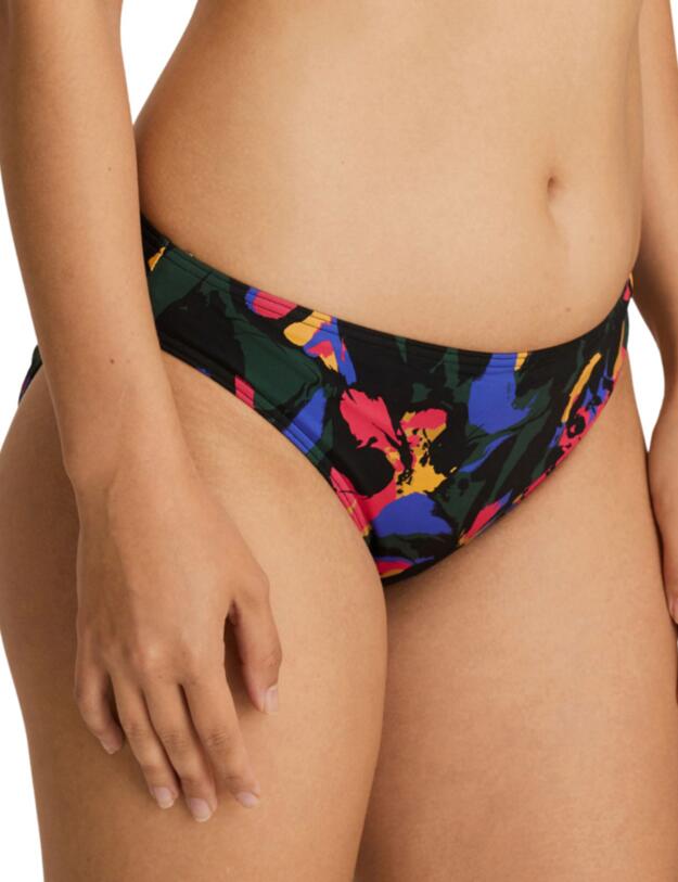 Donna Swim Oasis Rio Bikini Brief Black Cactus